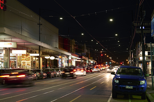 led steet lights sydney rd coburg