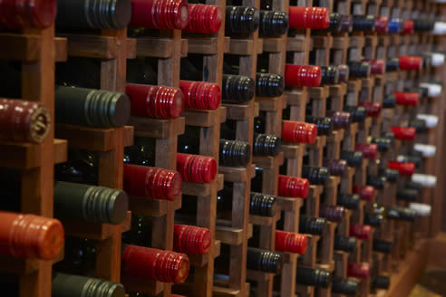 timber wine rack