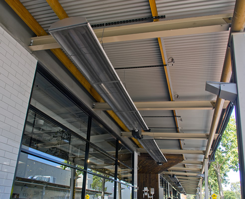 awning tube radiant heaters