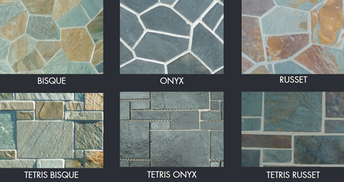 decor stone crazy paving colours