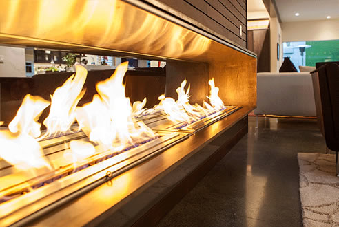 ventless ethanol fireplace