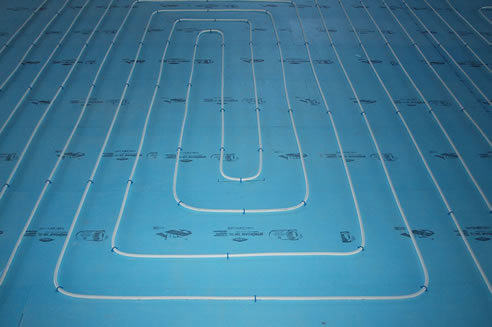 in-slab radiant heating and cooling