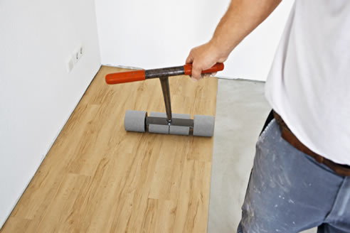 vinyl floor install