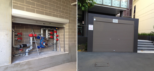 roller shutters for fire hydrants