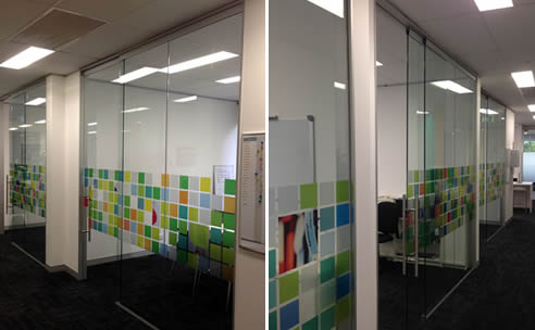 glass office partitions