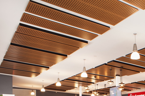 timber acoustic ceiling panels