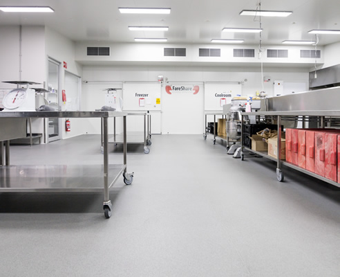 FareShare Kitchen Flooring