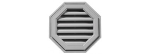 Octagon Exterior Wall Vent