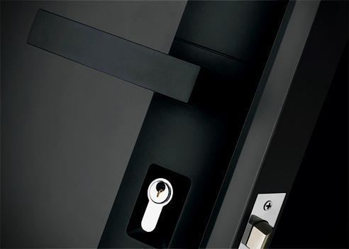 Matt Black Door Hardware from Gainsborough