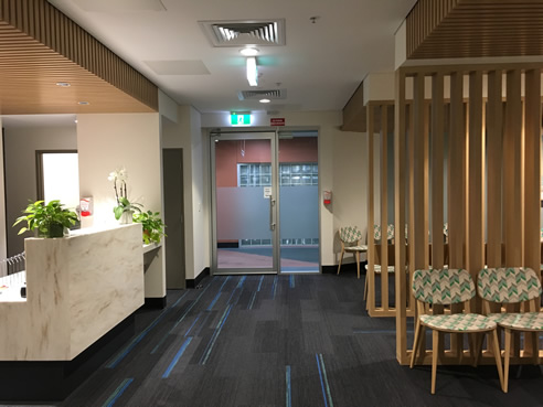 timber ceiling and screen features