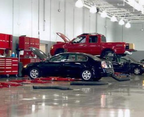 Mechanical Workshop epoxy coated floor