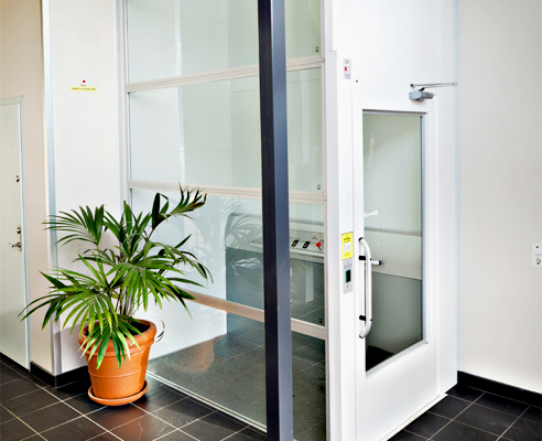 Electric platform lift from RAiSE Lift Group