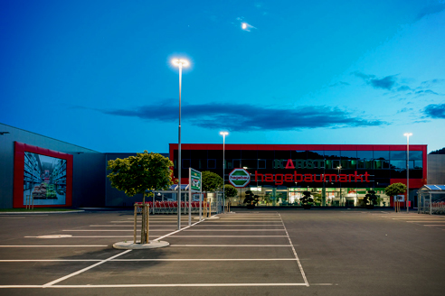 Exterior Carpark Lighting for Hagebau | WE-EF