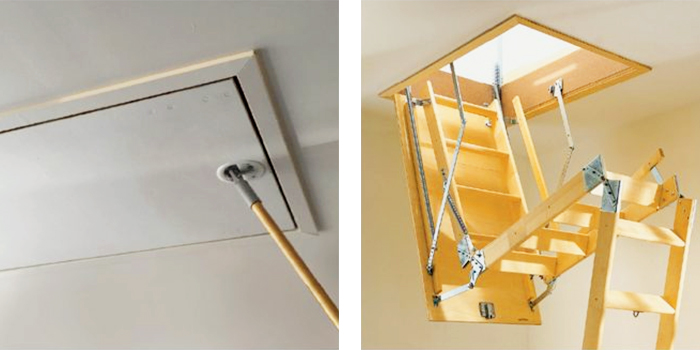 Easy Roof Storage Access with Attic Ladders from Attic Group