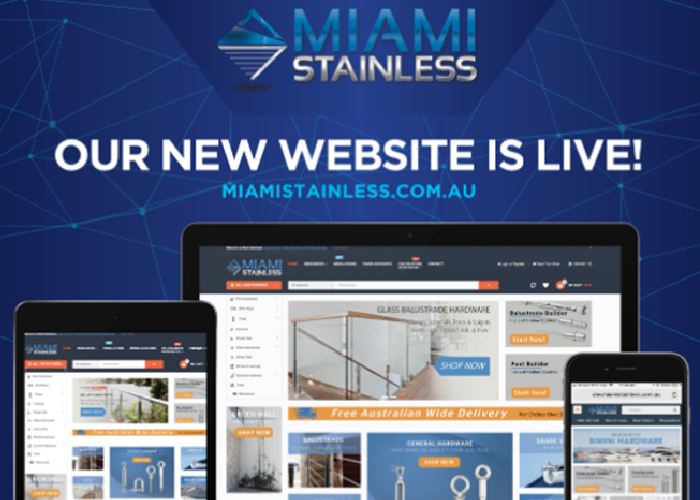 Shop Balustrade Hardware - New Website for Miami Stainless