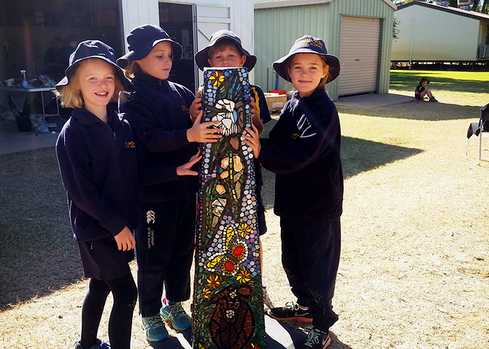 Talwood State School Mosaic with LATICRETE