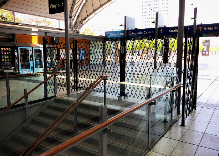 Pedestrian Barriers for Transit Access Control from Trellis Door Co