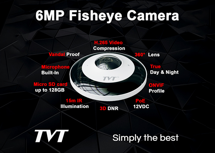 TVT Fisheye Security Cameras from CSM