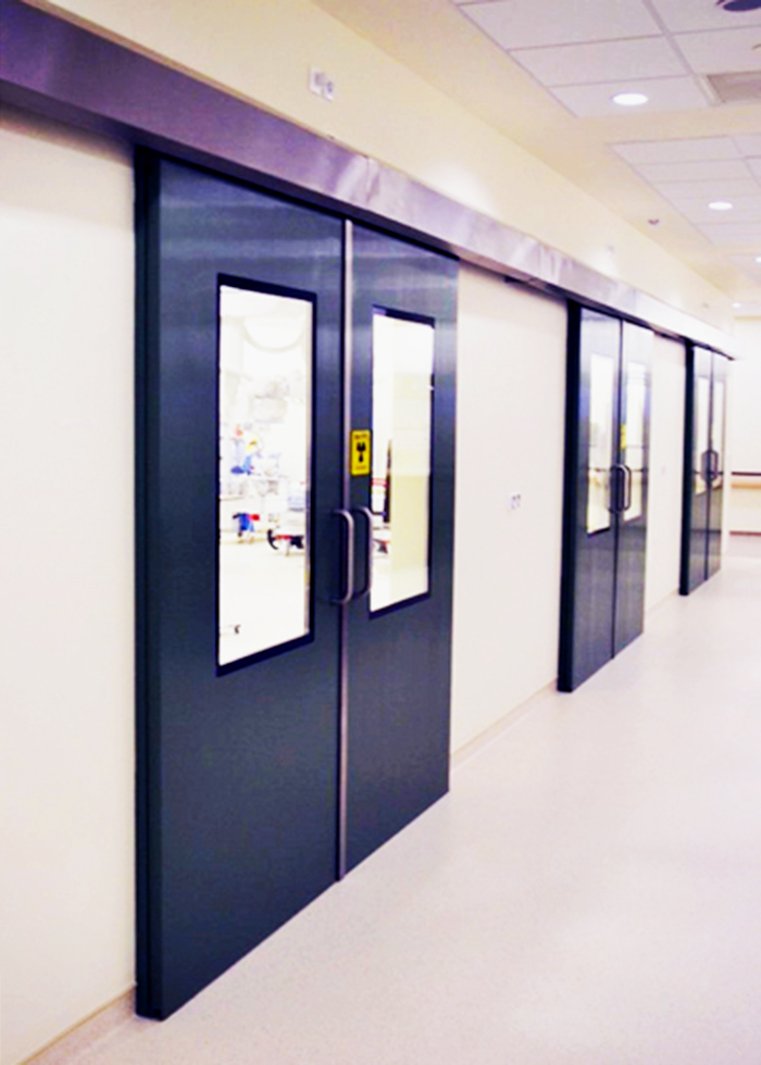 Hygienic Lead Lined X-ray Doors from DMF International