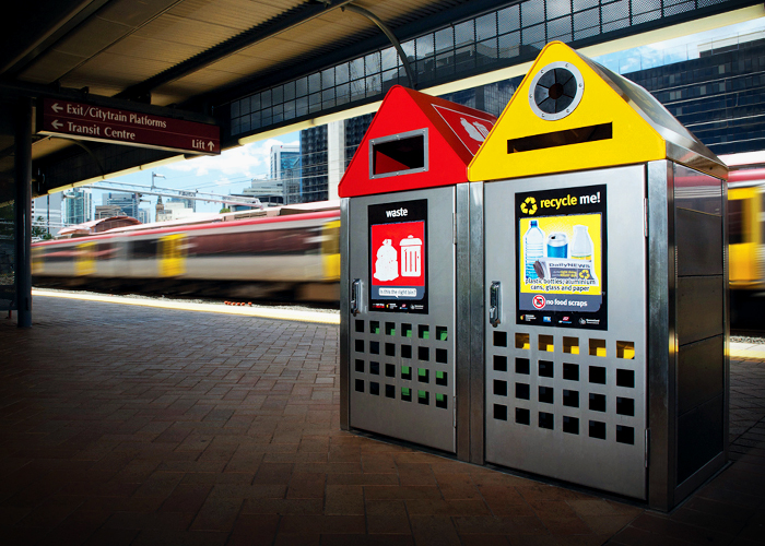 Public Bin Enclosures by Binsafe from HELP Enterprises