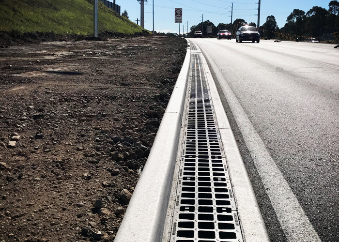 Advanced Drainage Channels with Cast Iron Edge Rails from Hydro