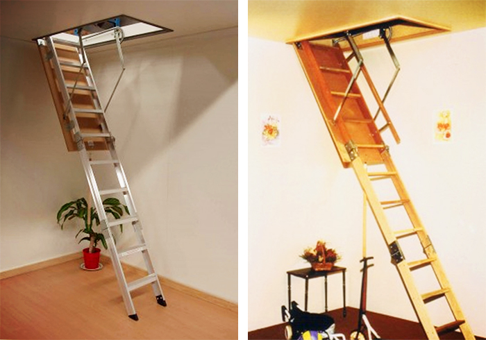 AM-BOSS Attic Ladders from Little Jumbo Ladders