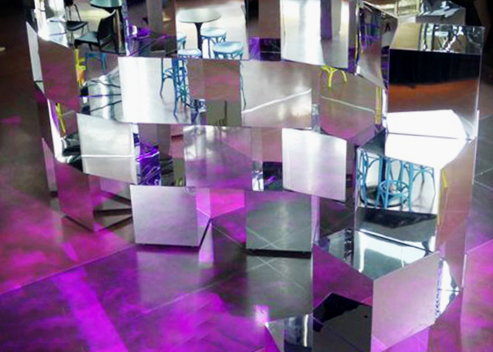 Acrylic Mirror Architectural Display by Allplastics