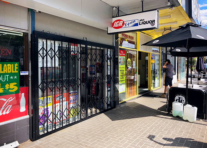 Branded Expandable Security Shutters for IGA by ATDC