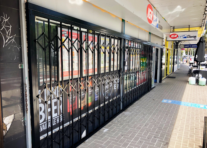 Branded Expandable Security Shutters for IGA by ATDC
