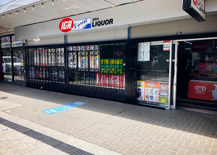 Branded Expandable Security Shutters for IGA by ATDC