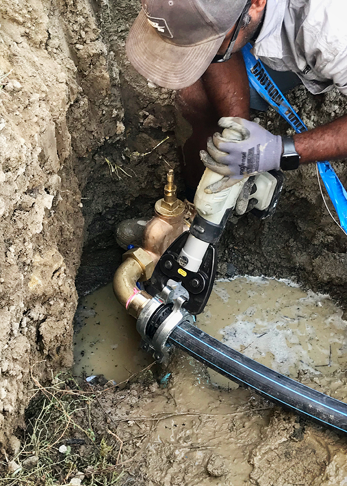 Underground Water Supply Line Fittings by Viega