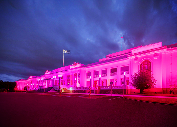 Colour-changing Lighting for Old Parliament House by WE-EF