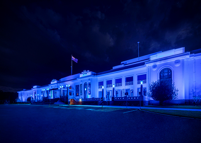 Colour-changing Lighting for Old Parliament House by WE-EF