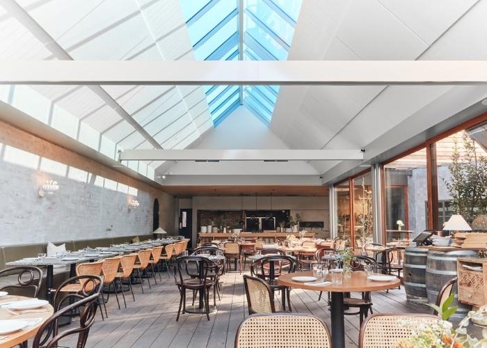 Gazbar Glass Roof System by Atlite Skylights