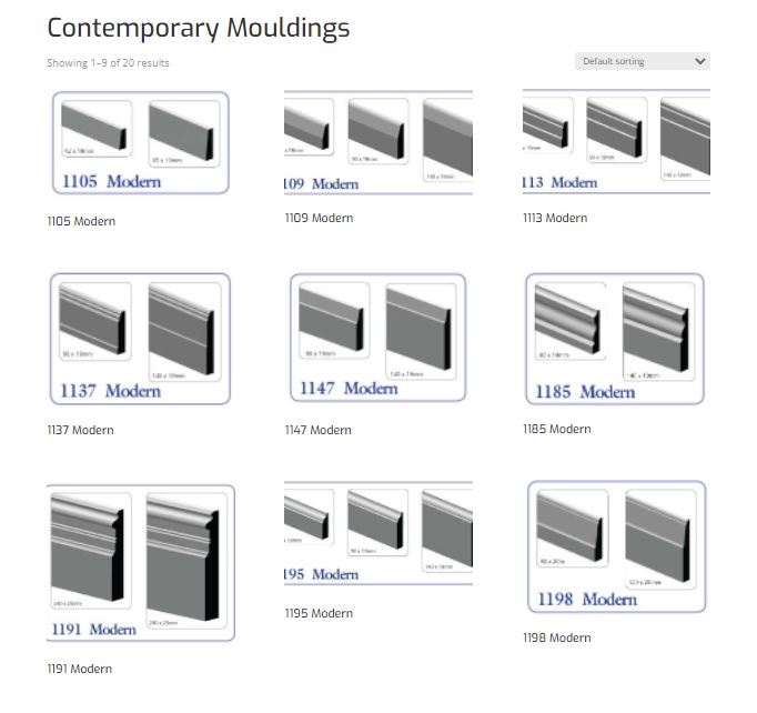 Contemporary Timber Moulding Design from Hazelwood & Hill