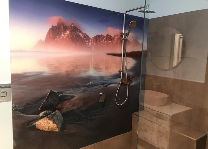 Printed Shower Splashbacks by Innovative Splashbacks