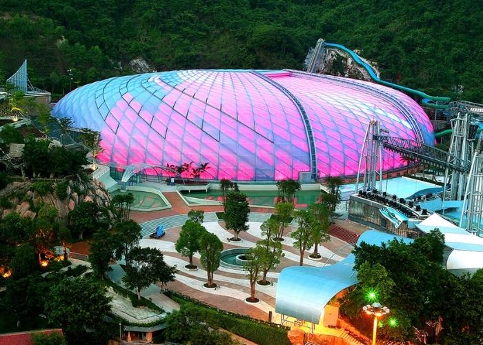 Shenzhen Water Park ETFE Dome by Makmax Australia