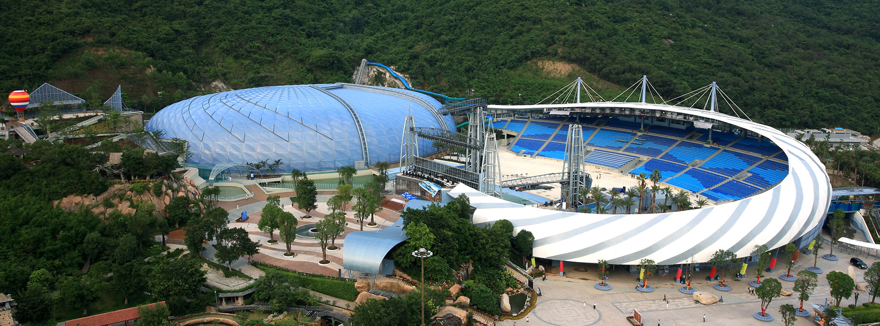 Shenzhen Water Park ETFE Dome by Makmax Australia