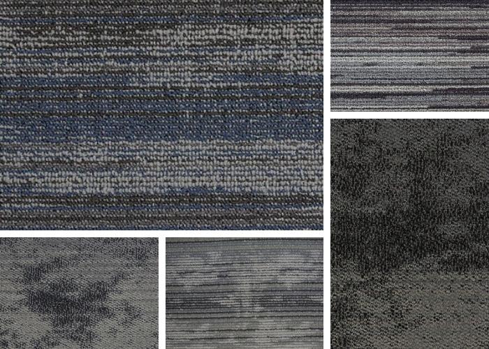 Carpet Tile Planks with Linear Patterns from Pro-Tile