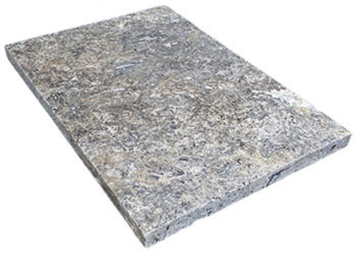 Silver Travertine Pavers from Simon Seconds