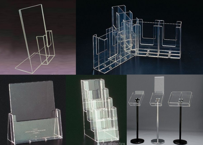 Acrylic Brochure Holders by Allplastics