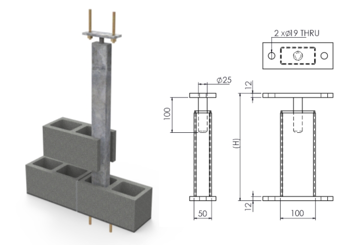 Wall Stiffener System by Cerra Metal Works