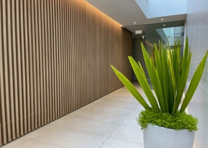 DecoBatten Facade Timber Look Aluminium from DECO Australia