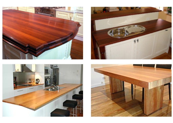 Decorative Glulam Timber Benchtops for Kitchens by Dale Glass