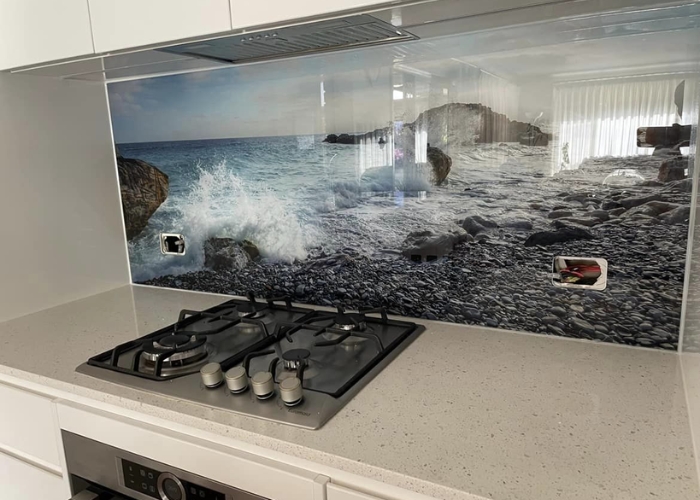Printed Toughened Glass Splashback by ISPS Innovations