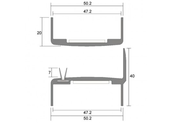 Aluminium Meeting Stile Sealing System from Kilargo