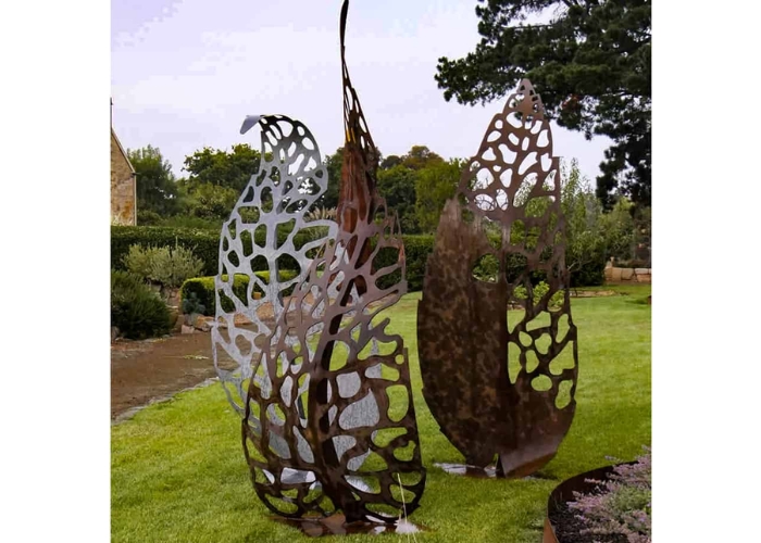 Stainless Steel Garden Sculptures from SOHO Galleries