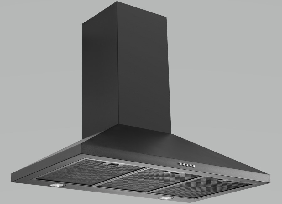 Rise of Black Rangehoods in Modern Kitchens by Schweigen