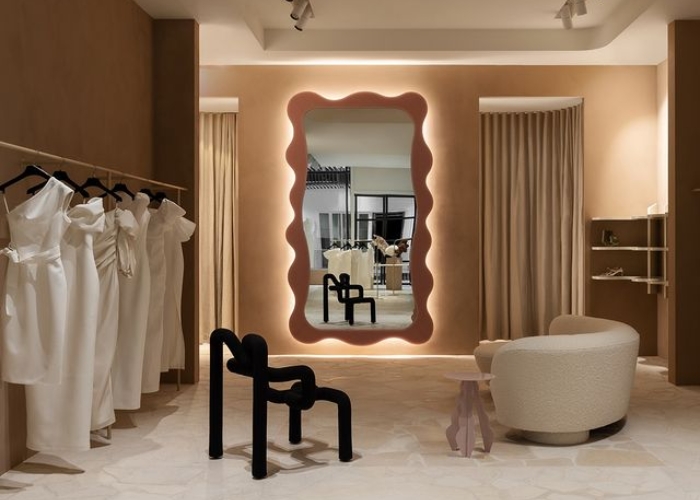 Curtains for Boutique Changing Rooms by Solis