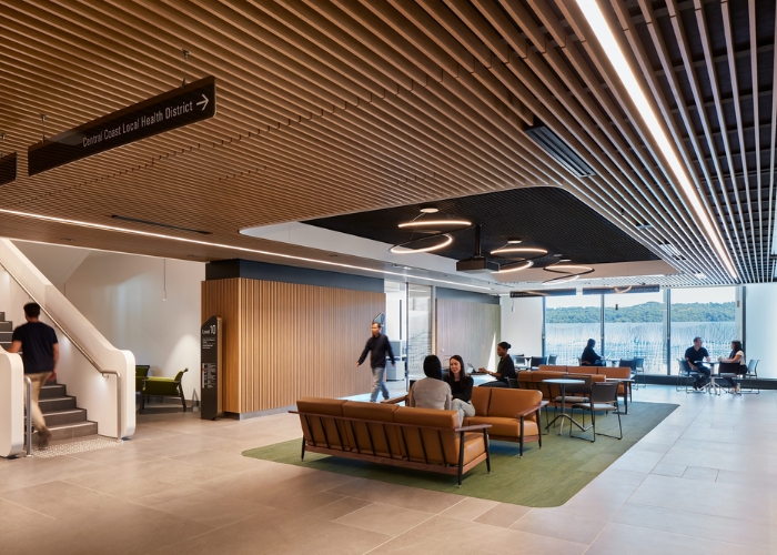 Custom SUPASLAT Linings for Modern Research Institute by Supawood